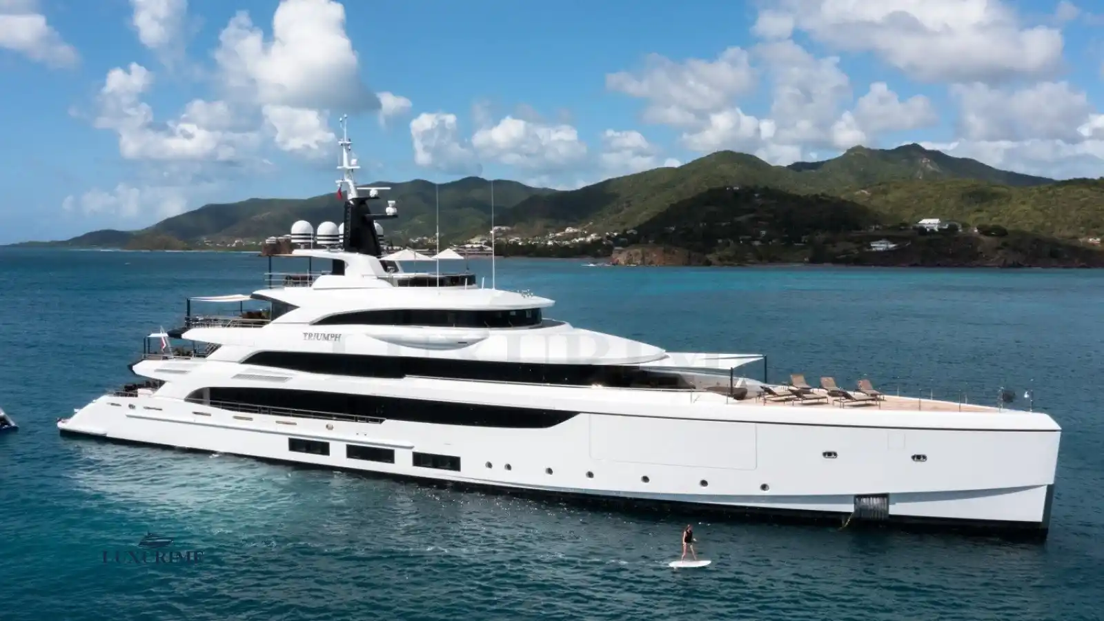 TRIUMPH Benetti Custom Yacht Charter